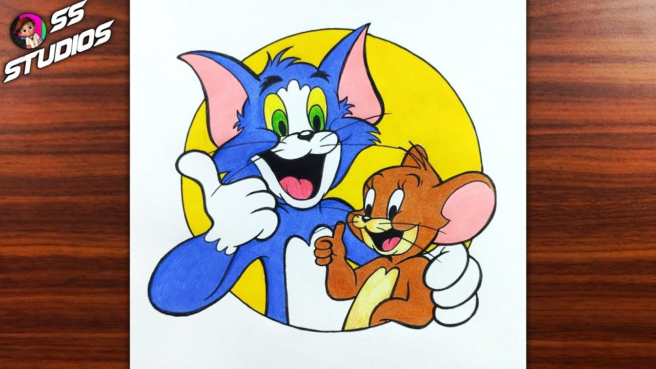Tom and Jerry Coloring Pages | Team colors