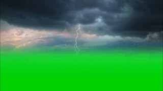 Green Screen Thunderstorm Effects Video