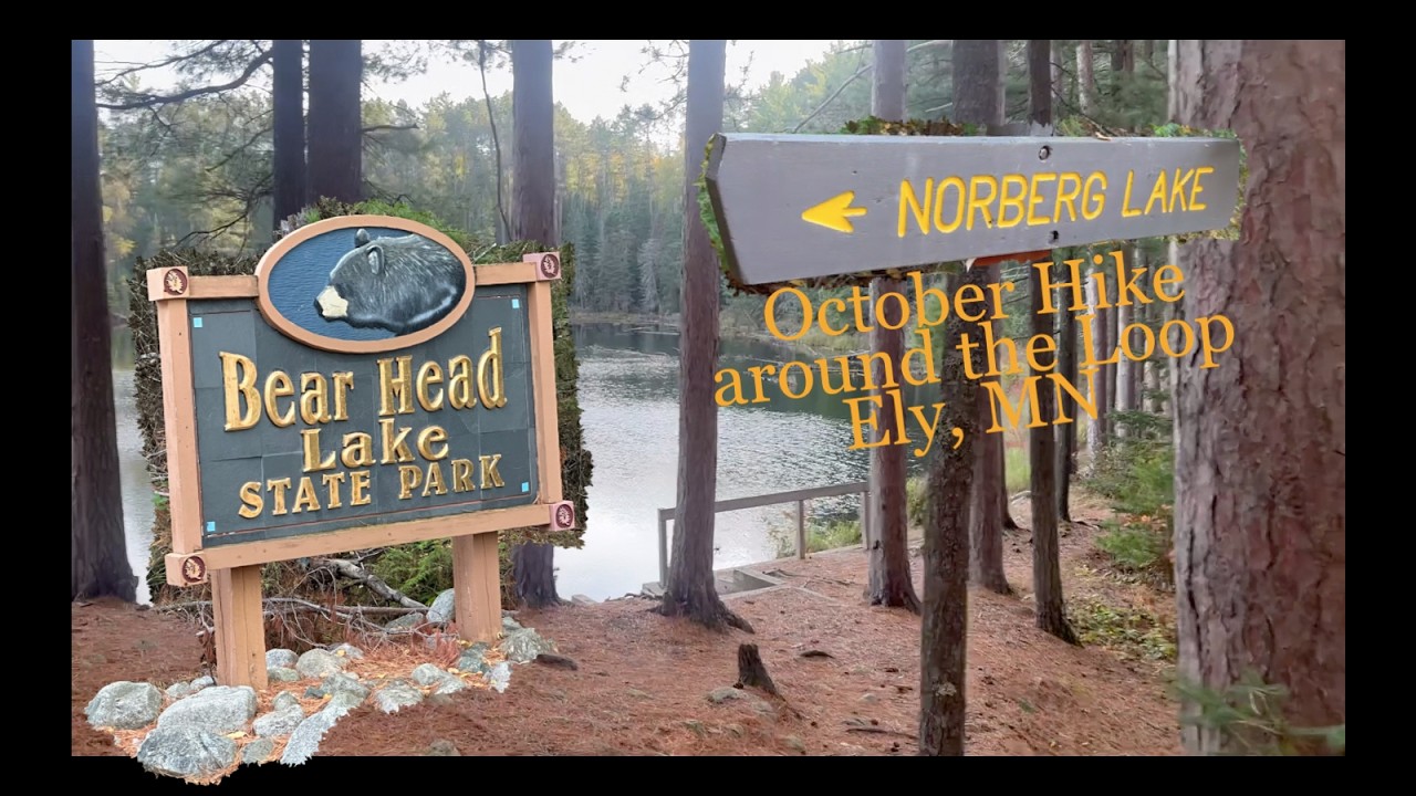 Bear Head Lake MN State Park - October Hike around Norberg Lake | Fall Colors and Pristine Day