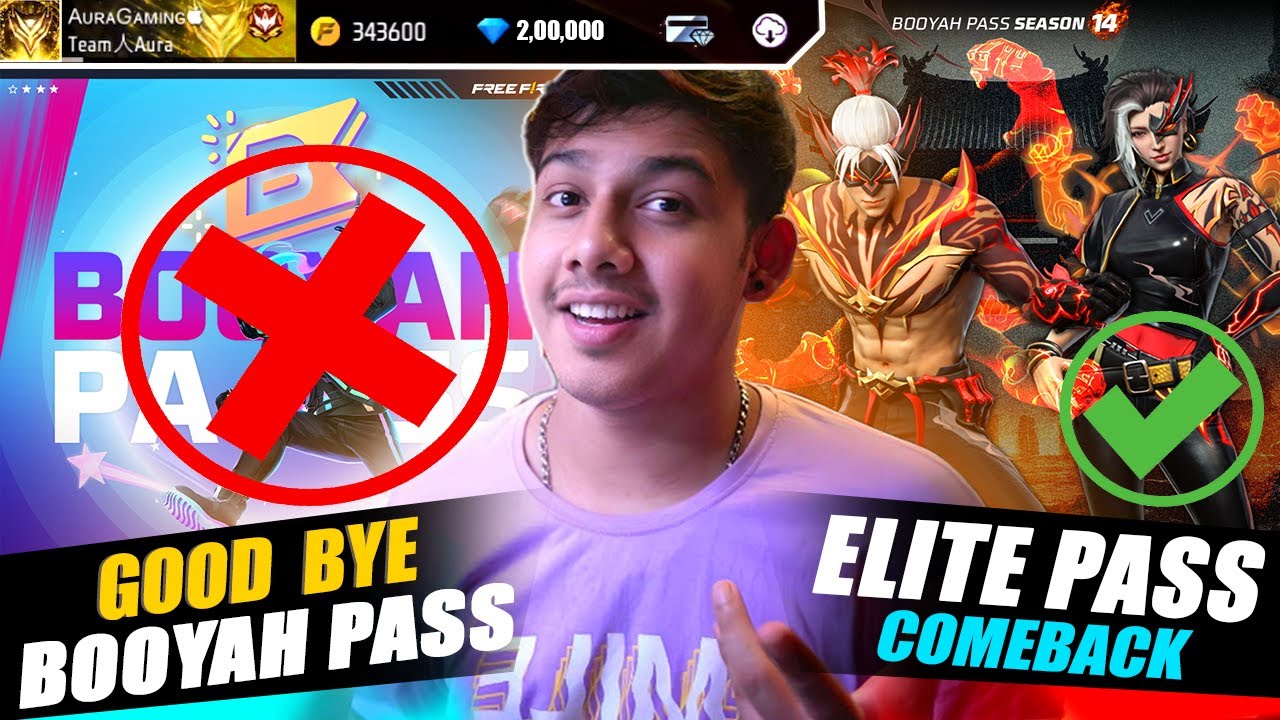 ELITE PASS RETURN 😍 Bye-Bye BOOYAH PASS 💎 ONLY 100 Levels BP