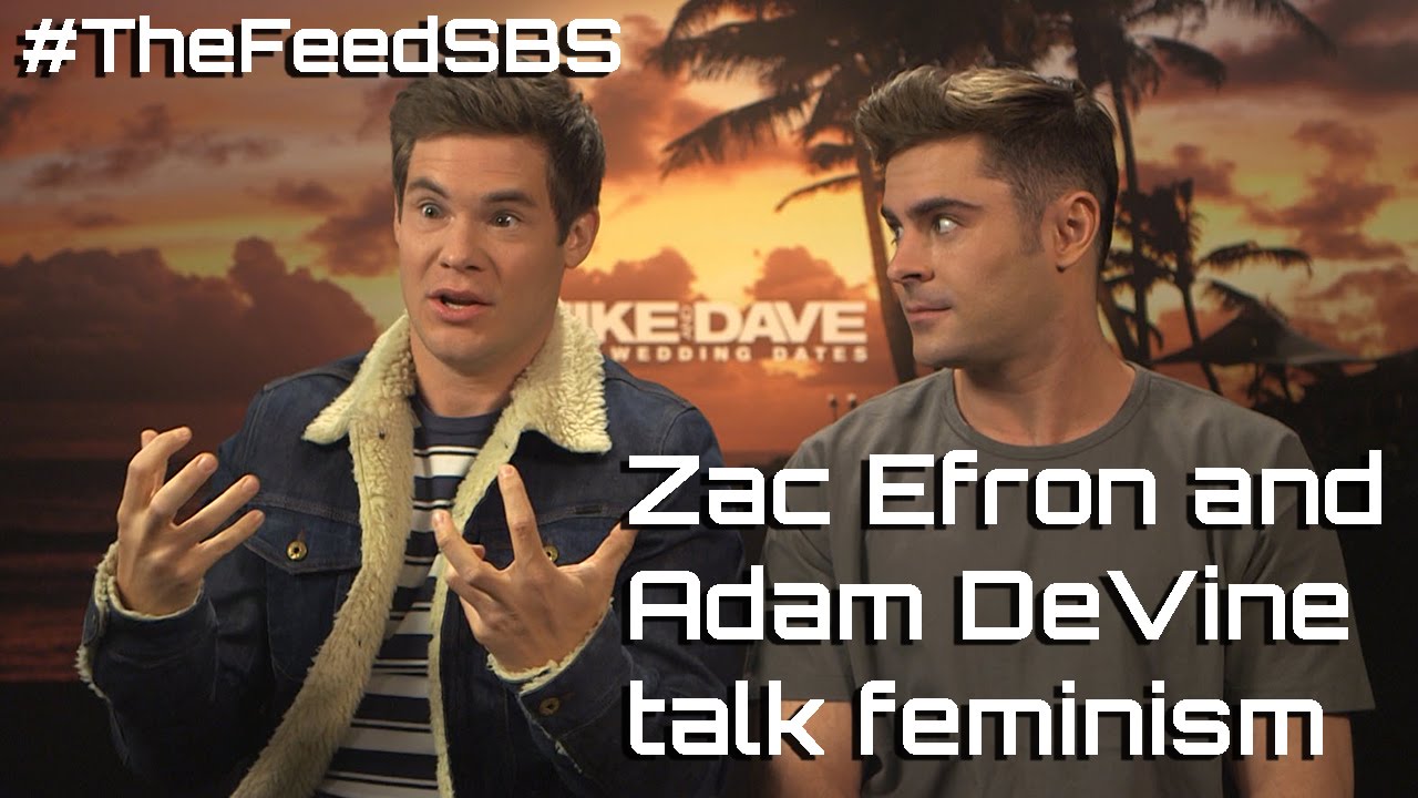 Zac Efron and Adam DeVine chat feminism