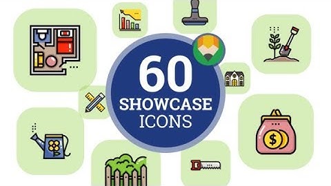 Estate House Showcase Animation - Flat Icons and Elements by animated-icons | AE Element Template
