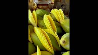 spicy and delicious mango cutting video l#food #deliciousfood #streetfoodasia #foodie