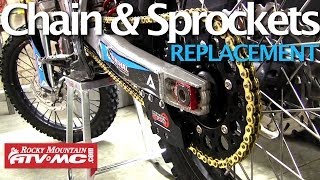 Motorcycle Chain & Sprockets Replacement