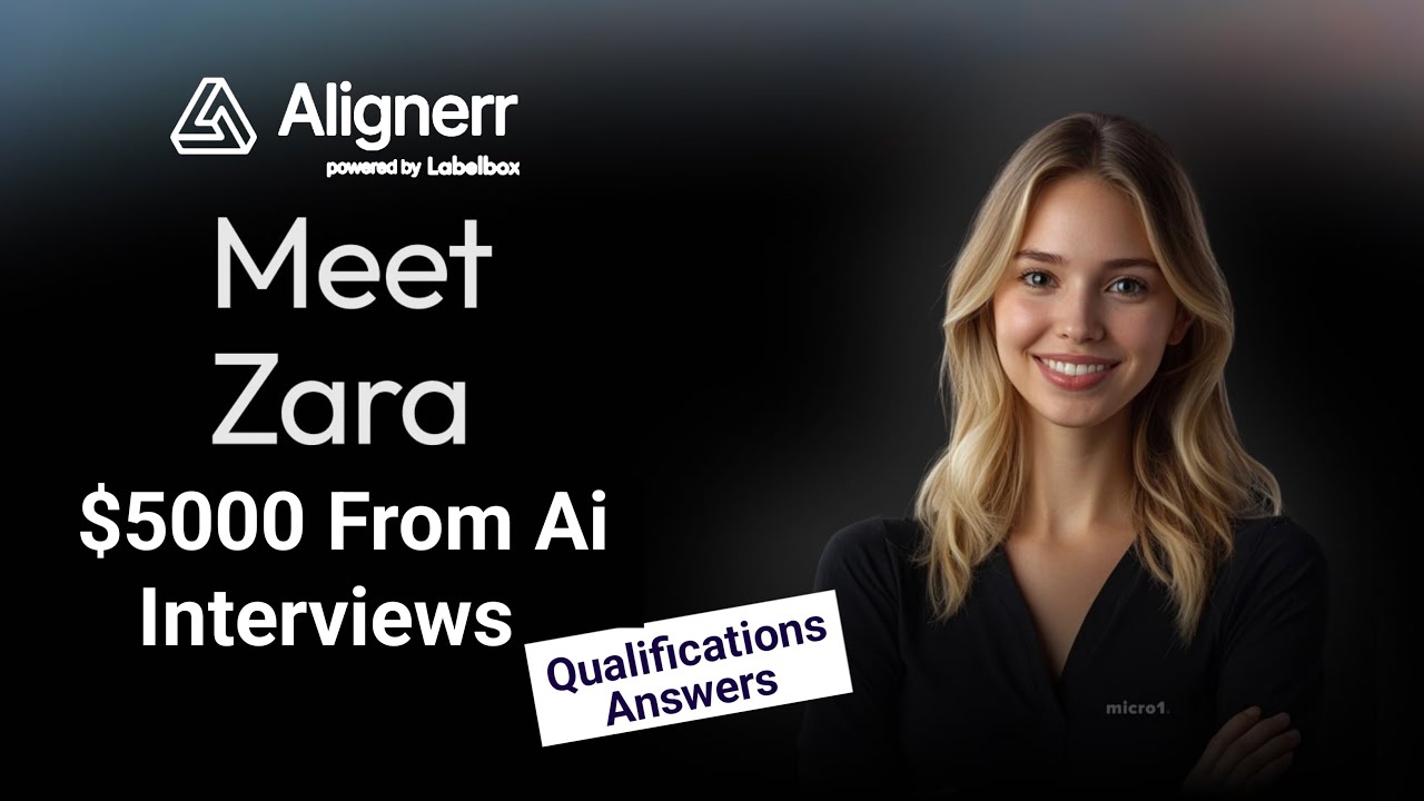 Zara’s AI Job Interview Tutorials! | Pass Alignerr & Micro1 Ai Test in Minutes and Get Paid