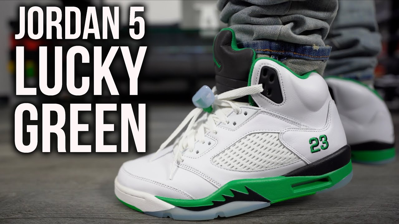 Air Jordan 5 LUCKY GREEN In-Depth On Feet Review! *WATCH BEFORE 