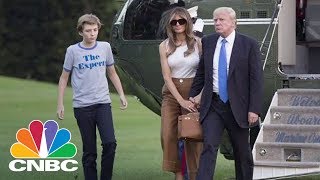 First Lady Melania Trump, Son Barron, 11, Move Into The White House | CNBC