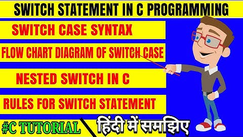 Switch statement in C programming || switch case Syntax || Nested switch in c programming