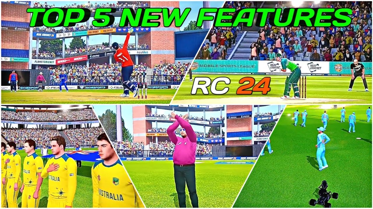Real Cricketโข 24 : Top 5 New Features Revealed ๐คฉ #rc24 #rc24news - YouTube