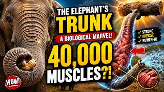 The Elephant's Trunk: A Biological Marvel with 40,000 Muscles!