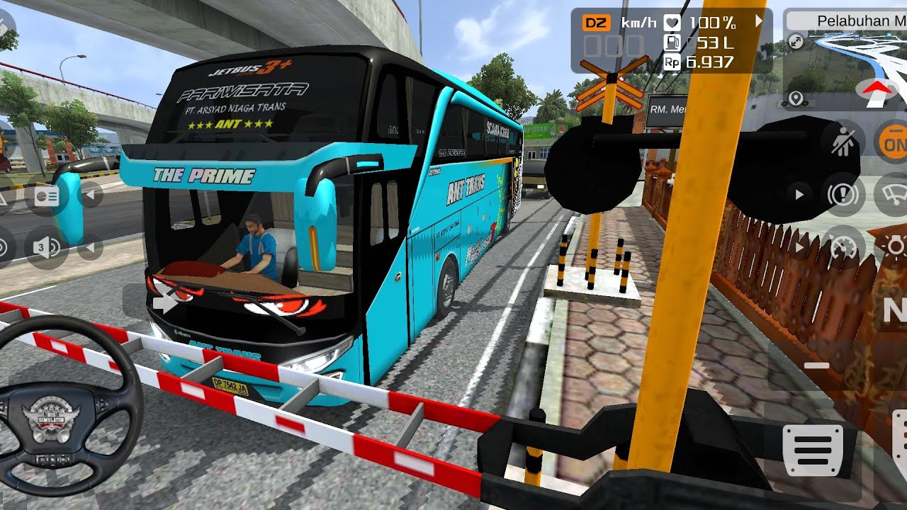 Bus ANT Trans Scania Full BASURI‼️Tahun Baru Bus Baru!! Sambil Nunggu Kereta Melintas