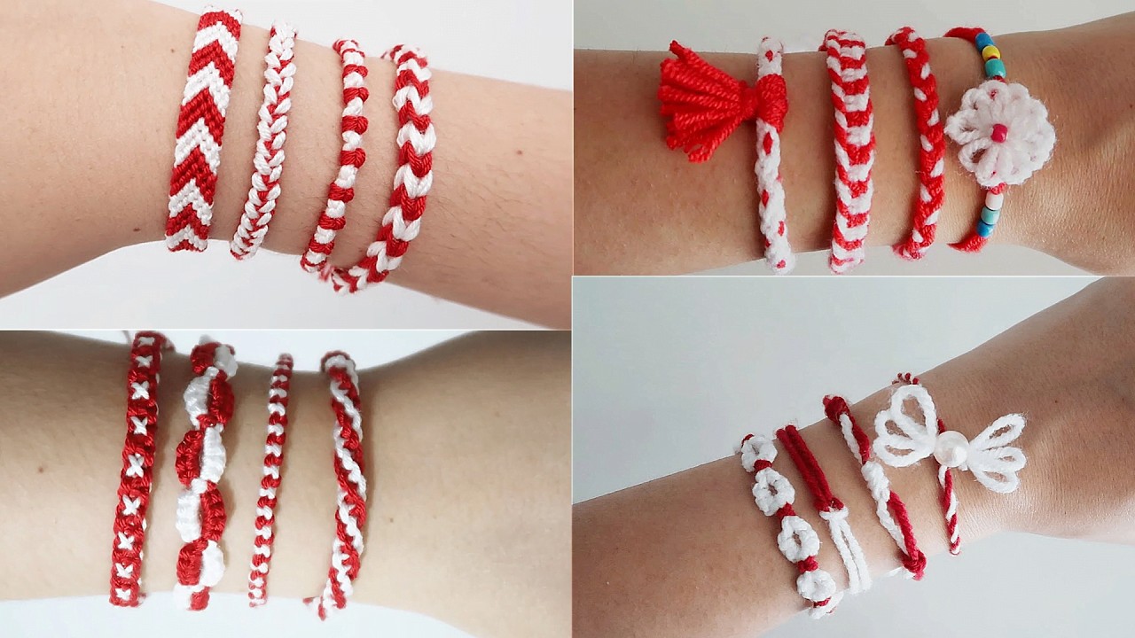 Как сделать мартеницу | Браслет из ниток в домашних условиях | Идеи для браслетов ручной работы