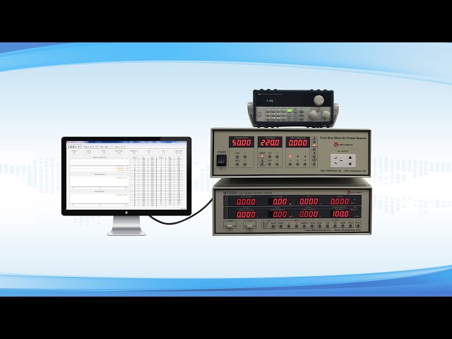 IEC 62384 Power Tester for Input, Output, Start and Harmonic - LISUN