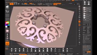 Zbrush Rosette Pendant by Nacho Riesco Zbrush Rosette Pendant by Nacho Riesco