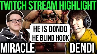 Miracle- [Weaver] ft Dendi Pudge - Four TI Winners in Same Team Dota2 Stream