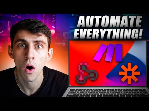Automate Everything with Webhooks - Zapier + Make.com Workflow