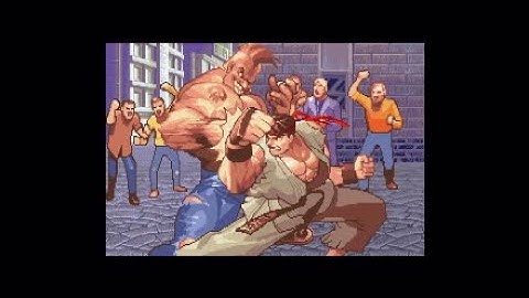Hyper Street Fighter II: Ryu arcade playthrough