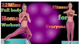 22 Mins - Full Body Home Workout🏡/💪Fitness for Everyone... screenshot 5