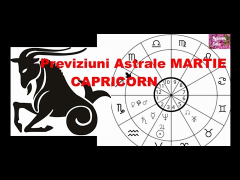Previziuni Astrale MARTIE 2022- zodia CAPRICORN