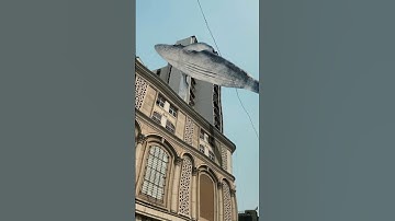 Whale in city #shorts #shortsvideo #short #cgi #vfx #blender #animation #3danimation