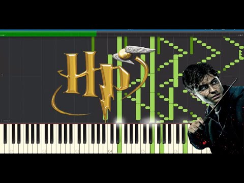 Harry Potter Impossible Remix Lumos And Hedwig S Theme Piano Synthesia Youtube