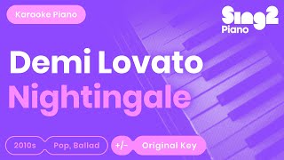 Nightingale (Piano Karaoke) Demi Lovato
