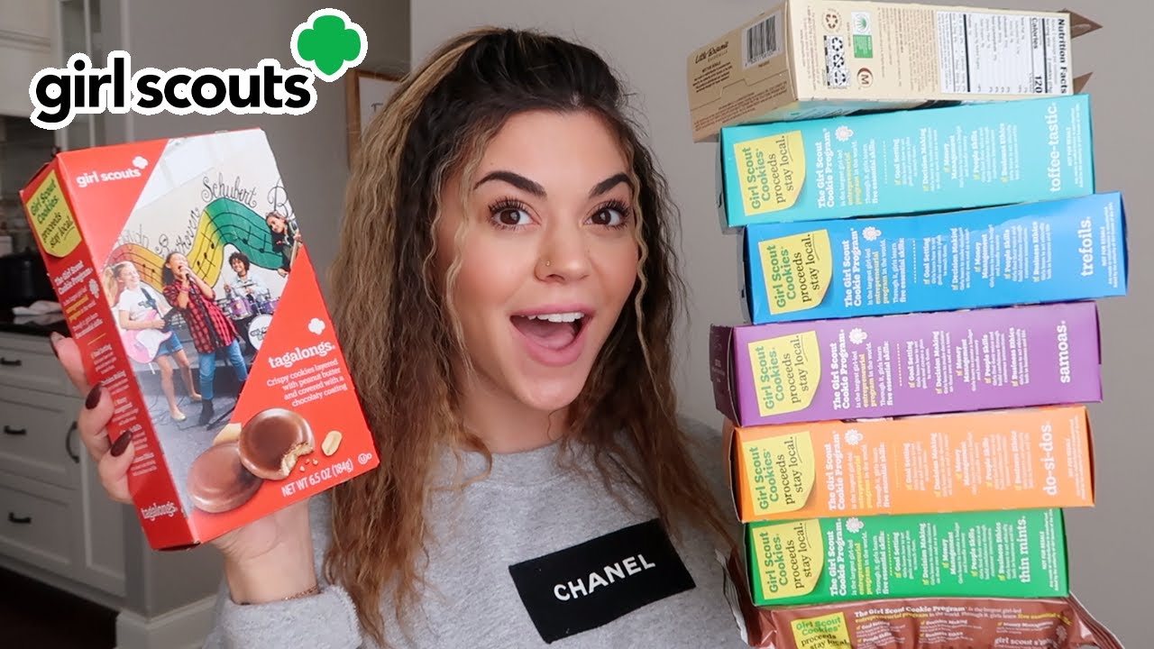 I TRIED EVERY GIRL SCOUT COOKIE!!