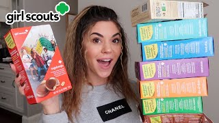 I TRIED EVERY GIRL SCOUT COOKIE!!