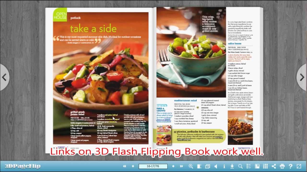 Import links on original file to 3D FlipBook with 3D PageFlip Professional