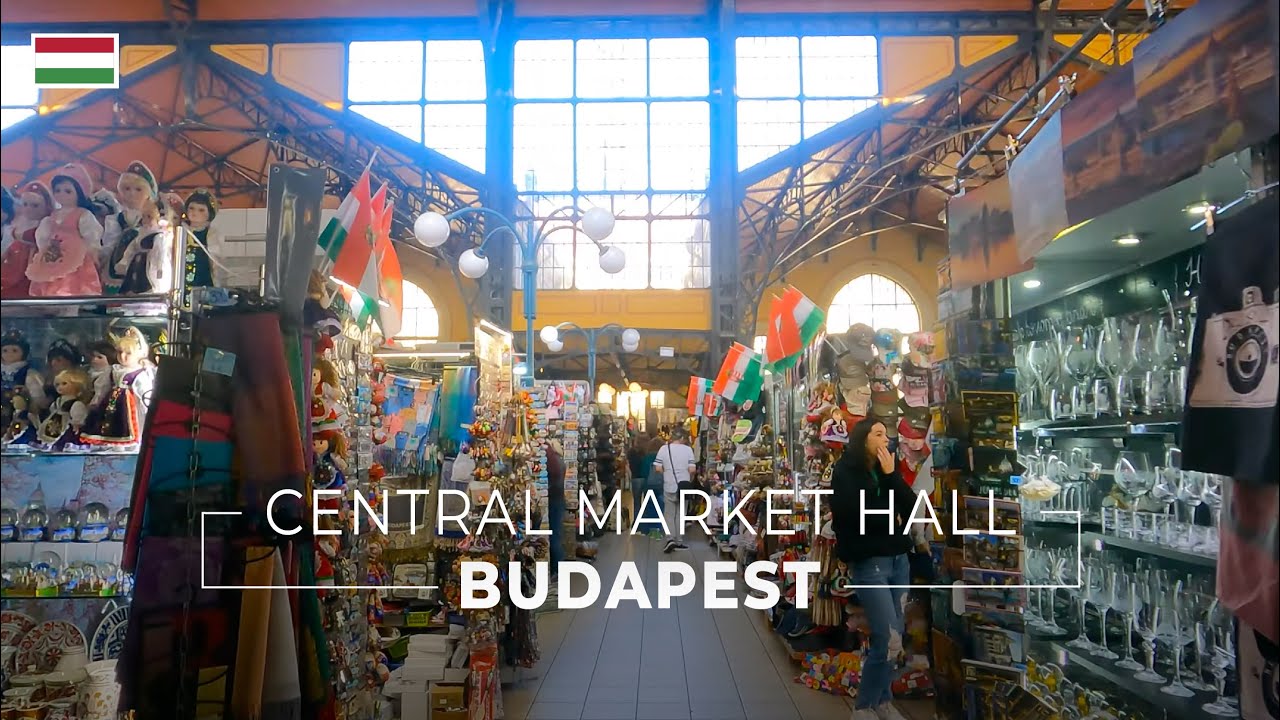 Budapest Central Market Hall Walking Tour [Fall 2022][4K]