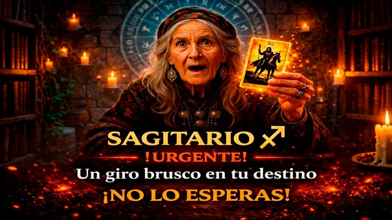 SAGITARIO‼️¡URGENTE! VI UN GIRO BRUSCO EN TU DESTINO 😨 ¡NO ES LO QUE ESPERAS!💥