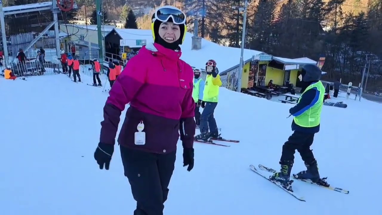 Lyžiarsky výcvik,  Drienica , január 2024 ( Voroňák, Drančáková ,Hirková)