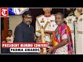 Cine stars Vyjayanthimala, Chiranjeevi, among others conferred Padma awards