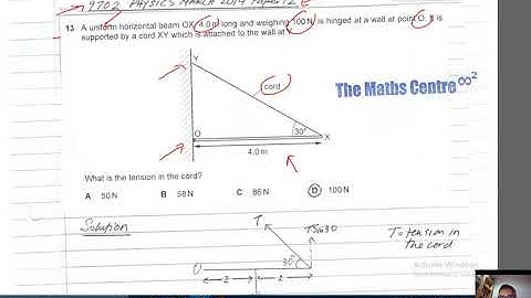 AS Physics (9702/12) Mar 2019 Q13