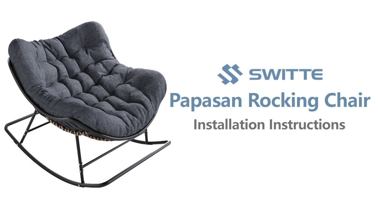 Papasan Rocking Chair Assembly Instructions
