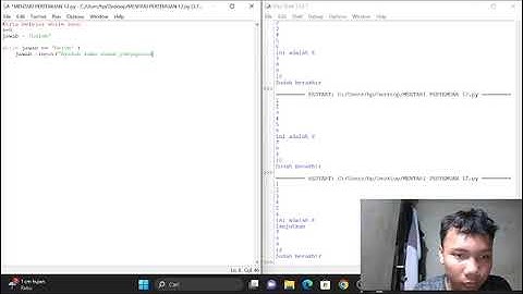 Tugas Pemrograman tentang While Loop Pertemuan 12 di Mentari