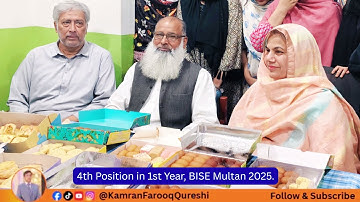 City Science Academy Multan Celebrates 4th Position | BISE Multan 1st Year Result 2025