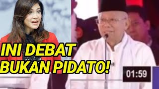 DETIK2 OMONGAN KYAI MA'RUF DIPOTONG IRA KOESNO;SEJAK AWAL DIAM;DEBAT PILPRES 2019;PRABOWO;JOKOWI;SA