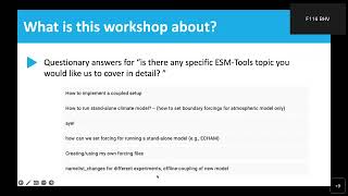 0 Outline - ESM-Tools Workshop