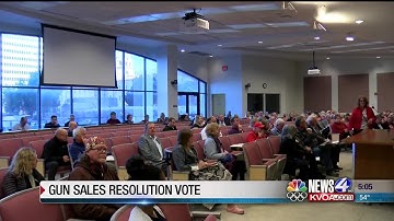 Board of Supervisors approve resolution on gun sale background checks