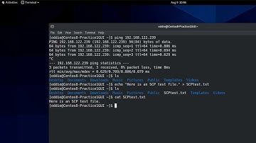 RHCSA v8 Practice Session:  Securely transfer files between systems