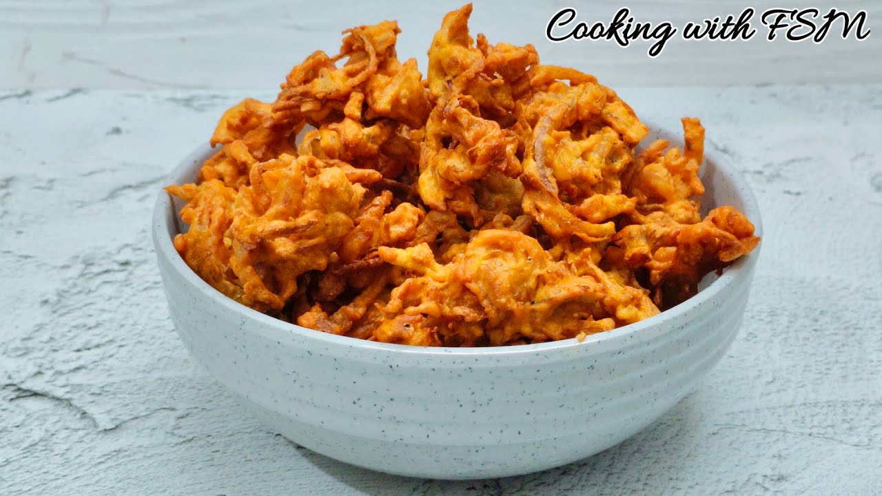 Ramadan Special Kanda Bhaji | Quick & Easy Onion Pakoda Recipe | Onion Fritters | Kanda Bhaji Recipe