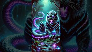 Celestial Hybrid Tiger | Mystical AI-Generated Creature