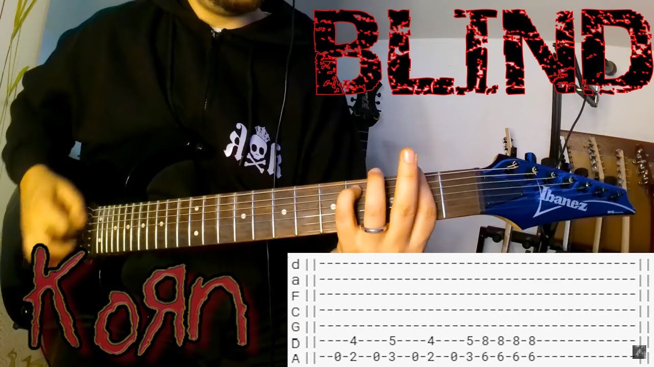Korn Blind Guitar Cover Tab YouTube Music