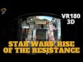 VR180 3D: Star Wars: Rise of the Resistance POV at Disney's Hollywood Studios