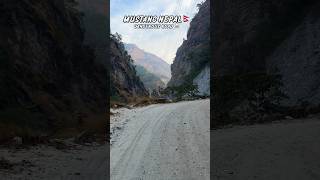 MUSTANG NEPAL 🇳🇵 DANGEROUS ROAD 😱#adventure #shorts #mustangnepal #nepal