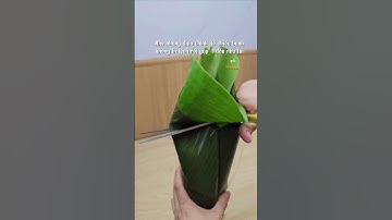 Cách gói Bánh Tét truyền thống (Bánh Chưng tròn) #food