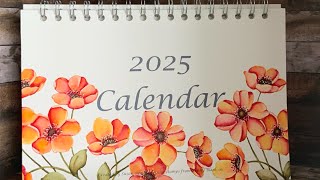 Blooming from Penny Black calendar cover (calendar created in previous video) video #39 PART 2