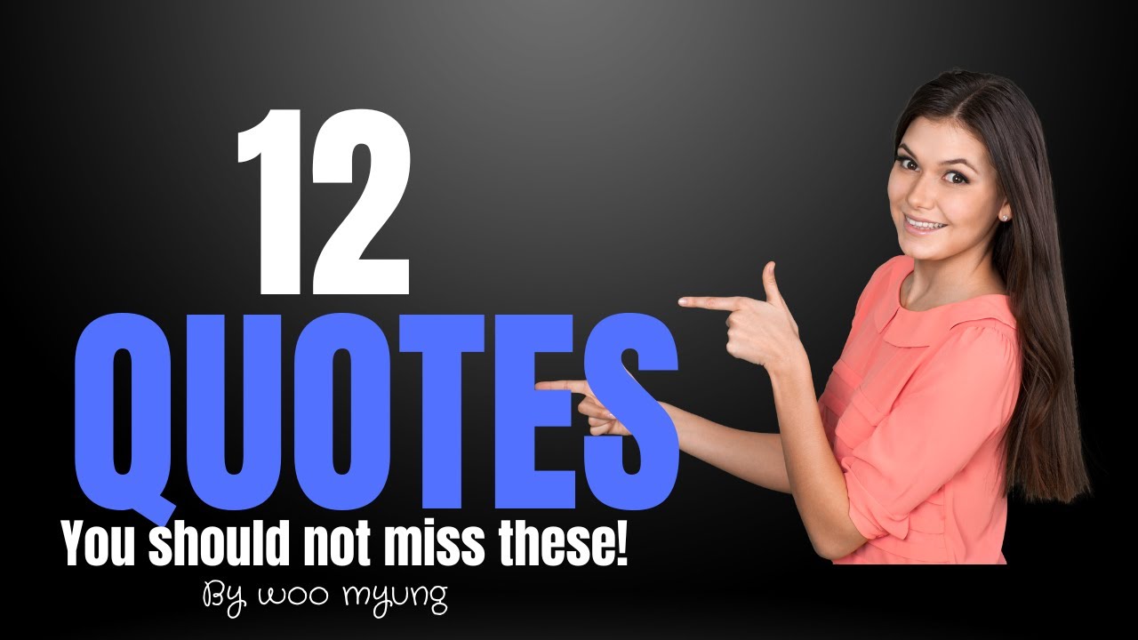 Teacher Woo Myung’s Quotes from Calligraphy Calendar