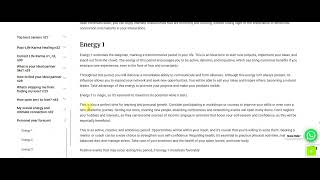 Explanation texts for Plugin Matrix Destiny Calculator